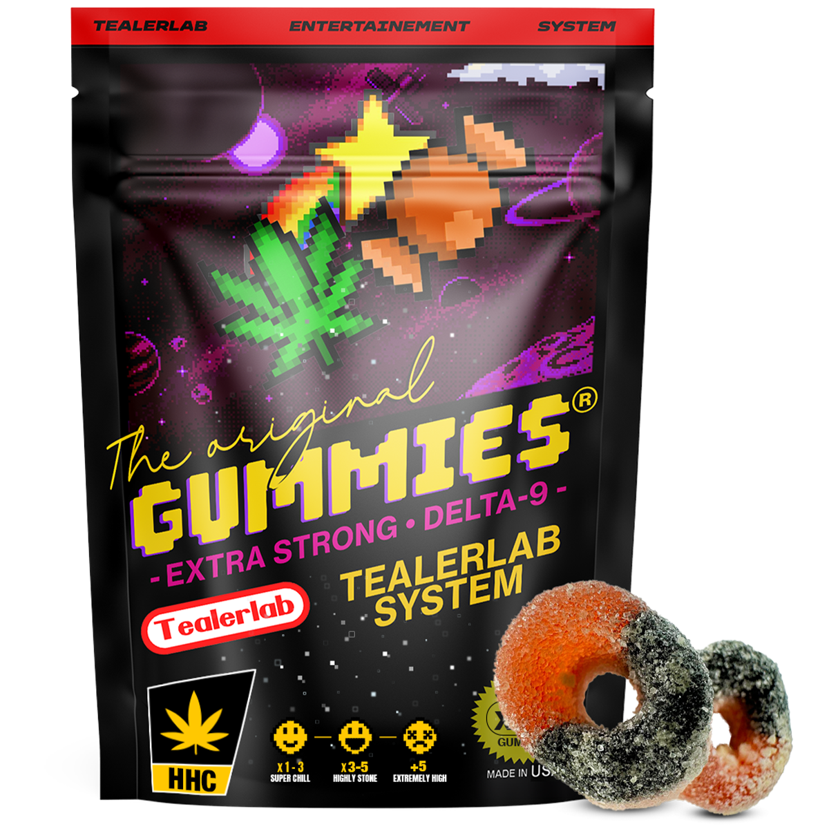 Space Gummies Black currant - HHC  💫 