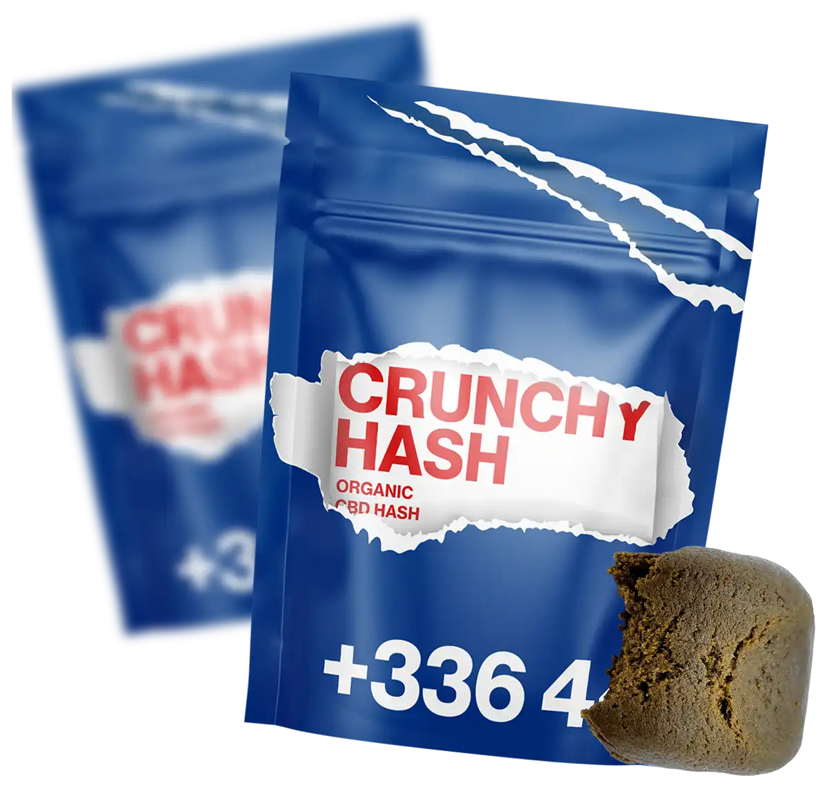 Crunchy hash CBD 1g buy + 1g free