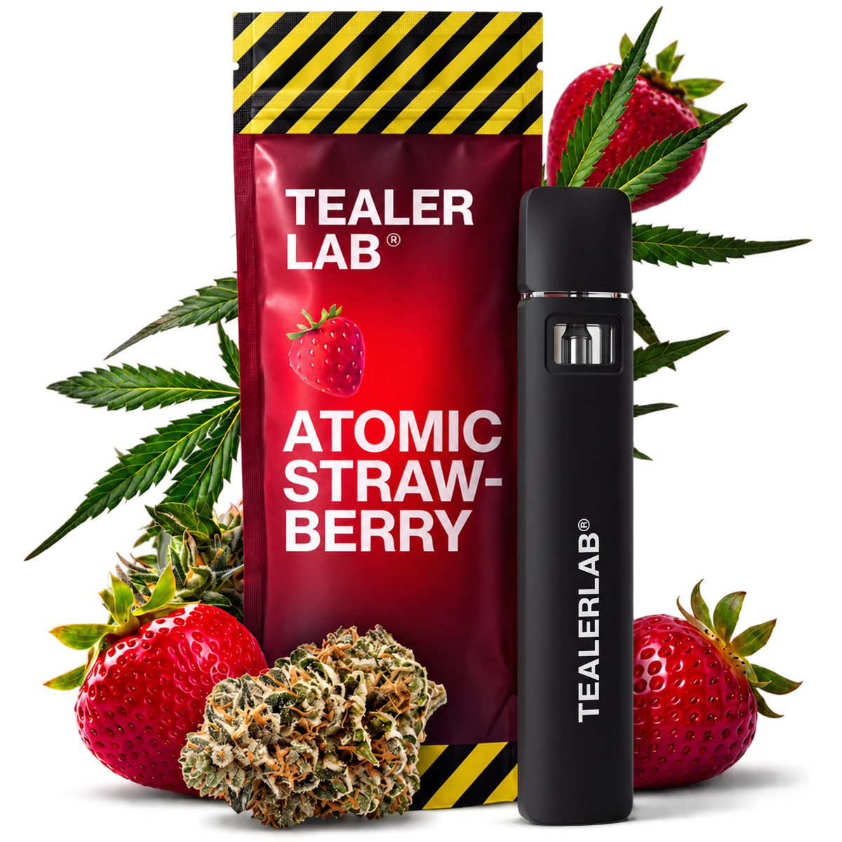 Magic Puff Strawberry atomic – Boosted Puff  🍓